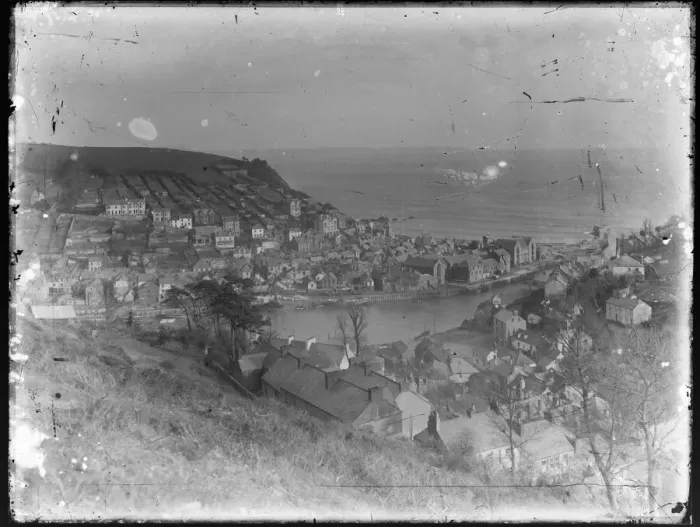 Framed Print : Looe looking towards Rame Head from West Looe Downs