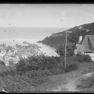 Looe & La Baie de Looe depuis West Looe Downs. Looe & La Baie de Looe depuis West Looe Downs.